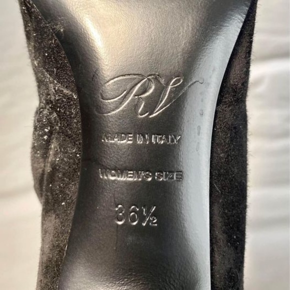 Roger Vivier Black Suede Boots - Picture 7 of 7